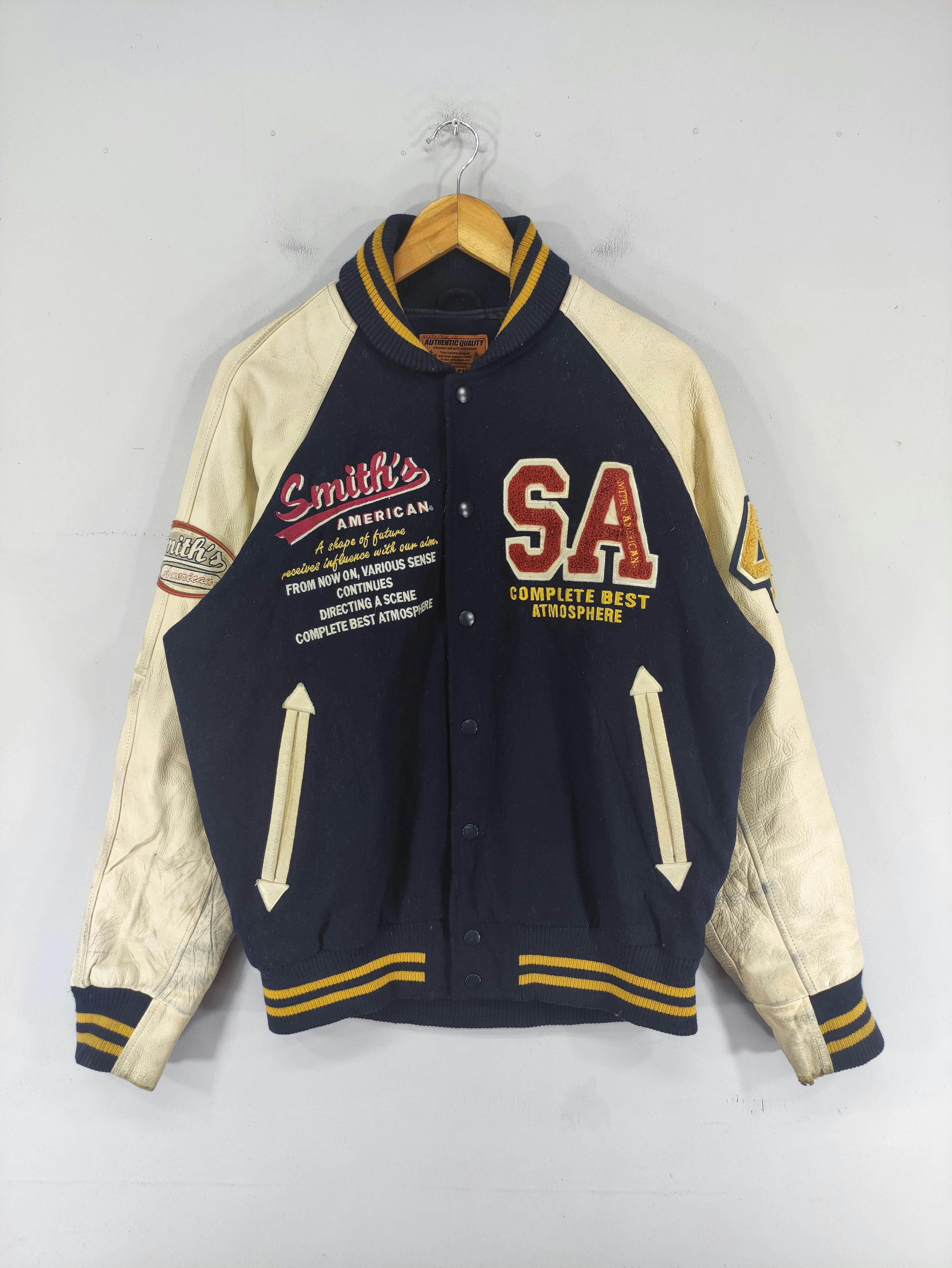 Vintage Smith's American Varsity Jacket Sleeve Leather - 1