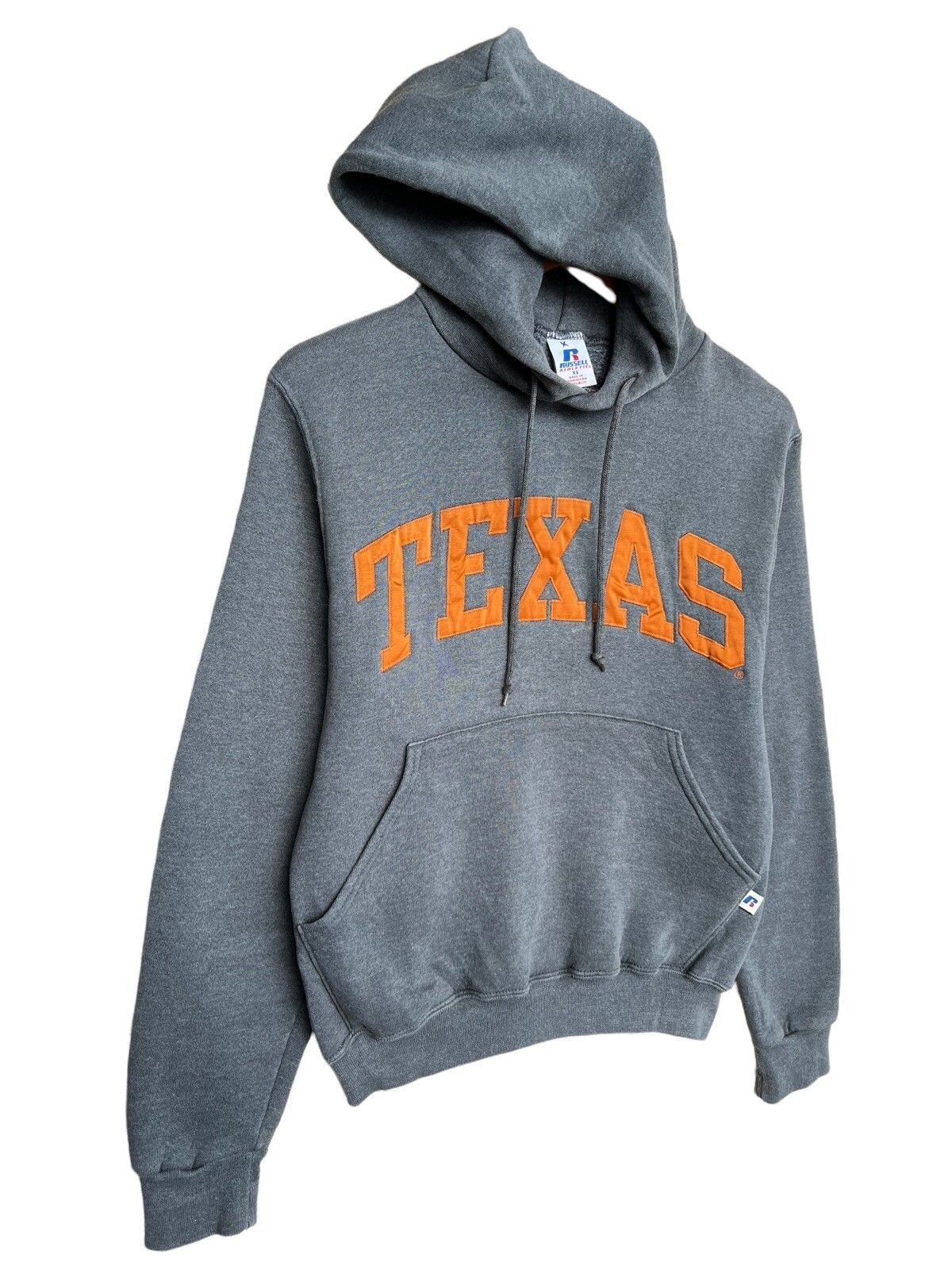 Vintage Russell Texas Spellout Hoodie University State - 1