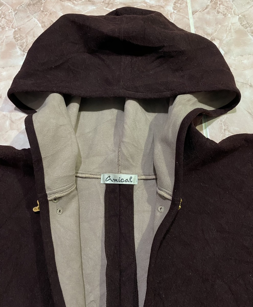 Cloak - Amical Hooded Cloak Cape Made in Japan - 9