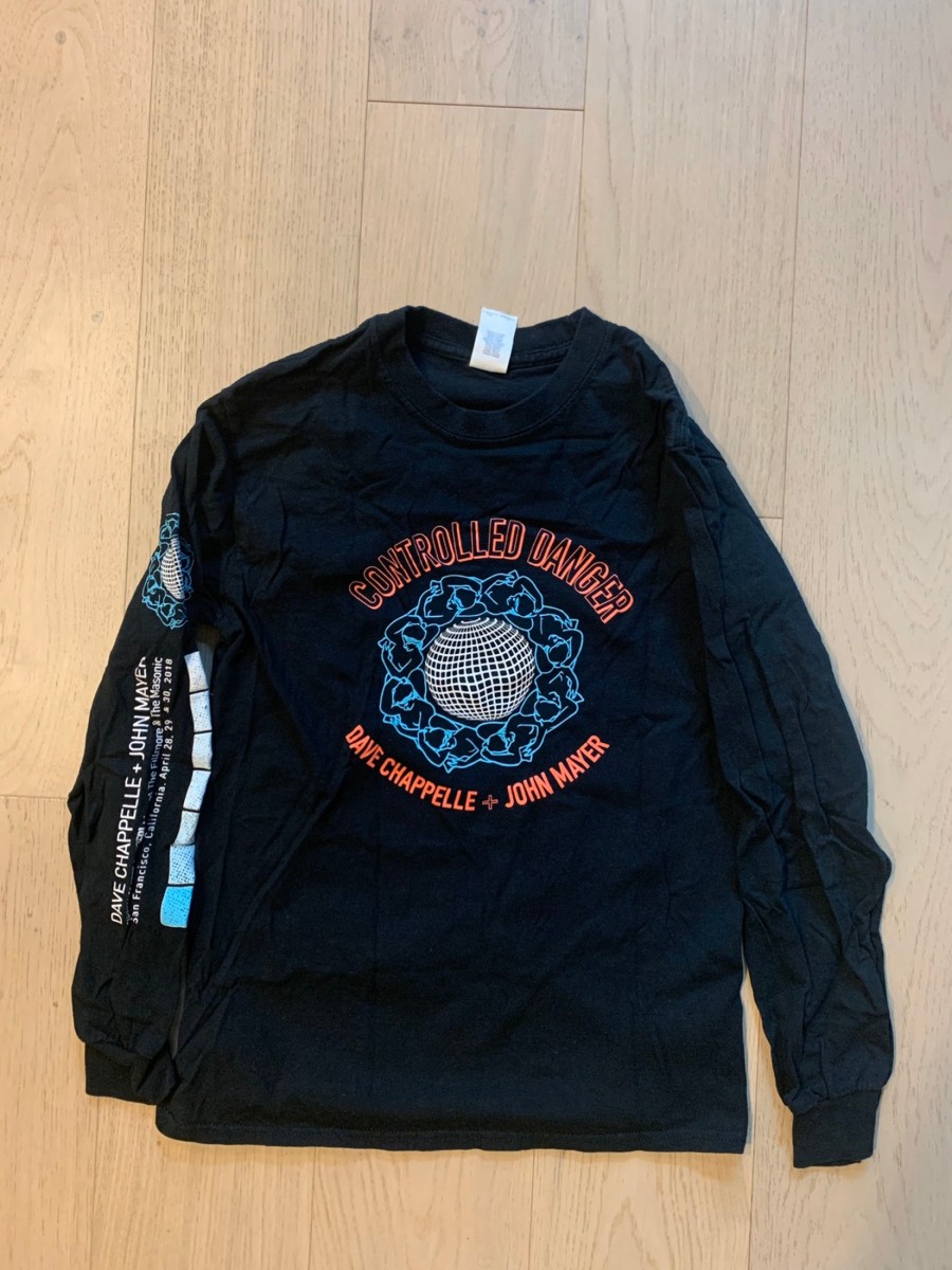 John Mayer - John Mayer x Dave Chapelle Controlled Danger longsleeve - 2