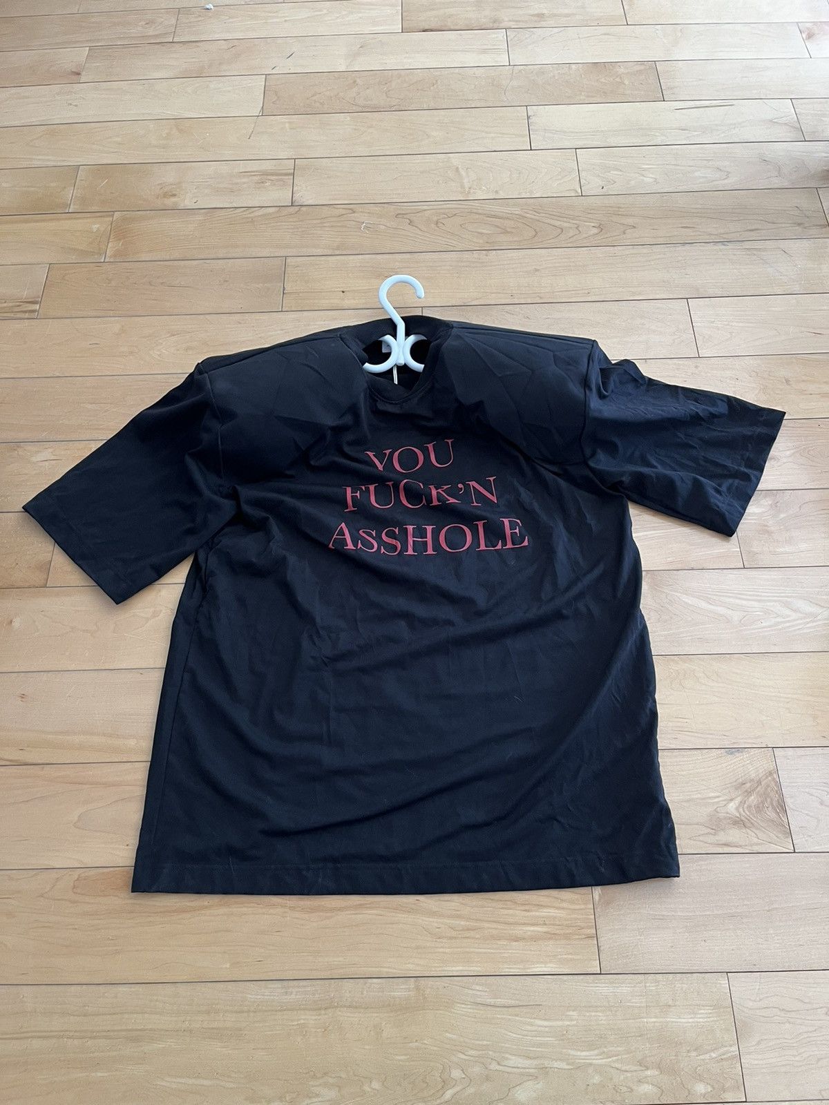 NWT - FW17 Vetements "You Fuck'n Asshole" Football t-shirt - 3