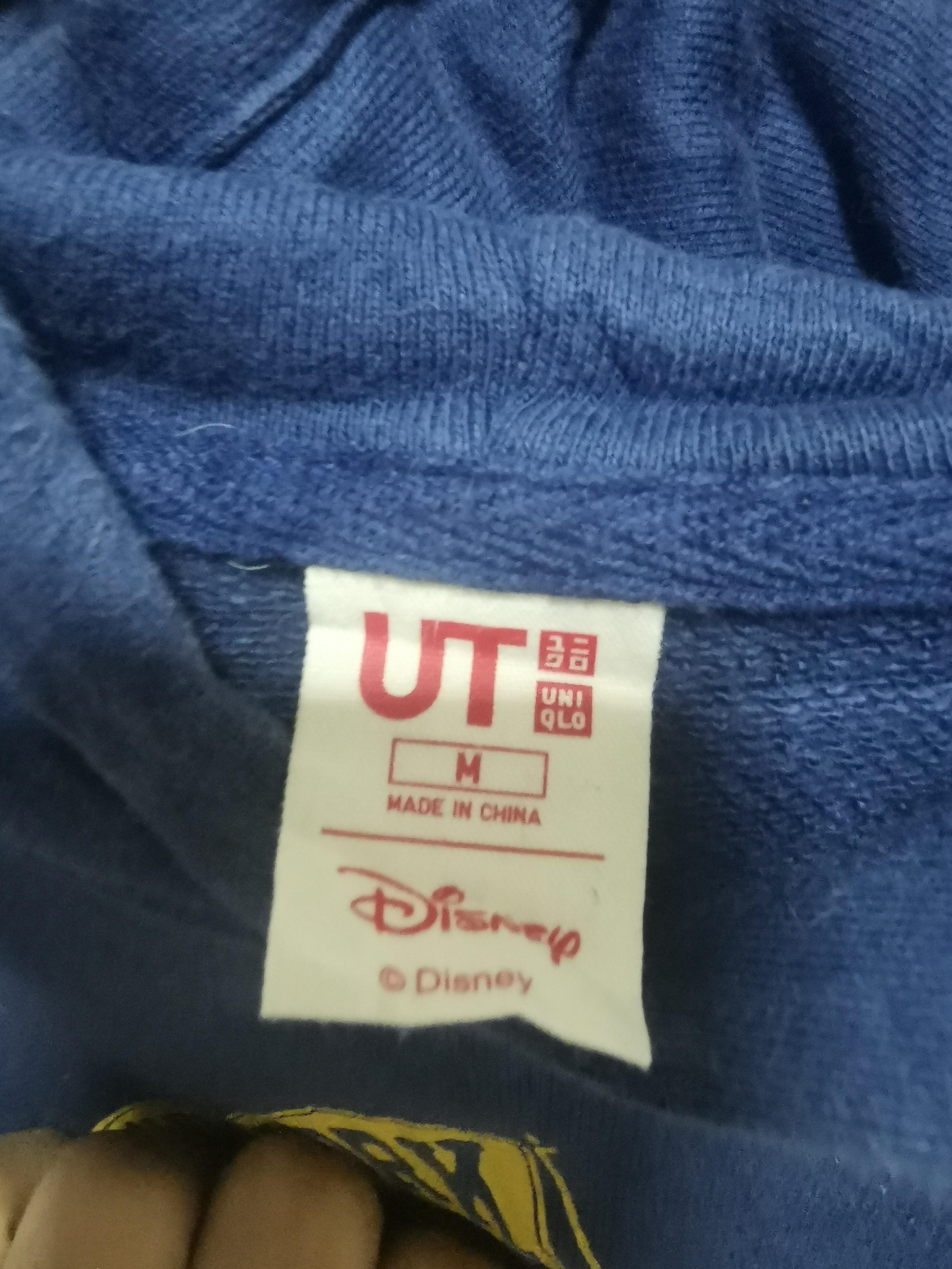 Uniqlo - Mickey Mouse Uniqlo Varsity Hoodie Sweatshirt - 5