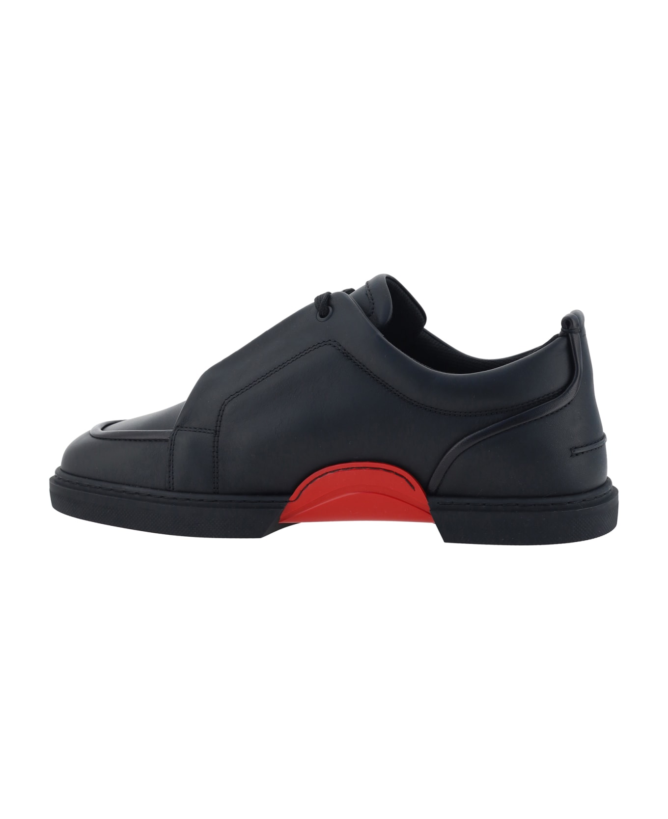 Jimmy Rubber-Trimmed Leather Sneakers - 2