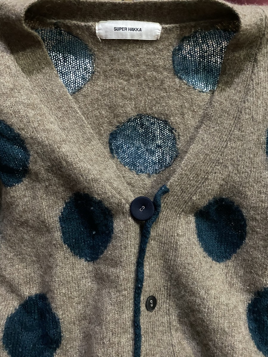 Japanese Brand - SUPER HAKKA Wool Blend Cardigan - 7