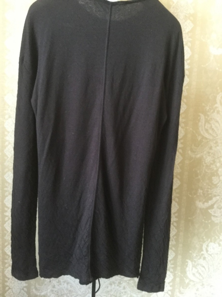 Isabel Benenato - Double layer crumpled sweatshirt.Like Rick Owens or Devoa - 3