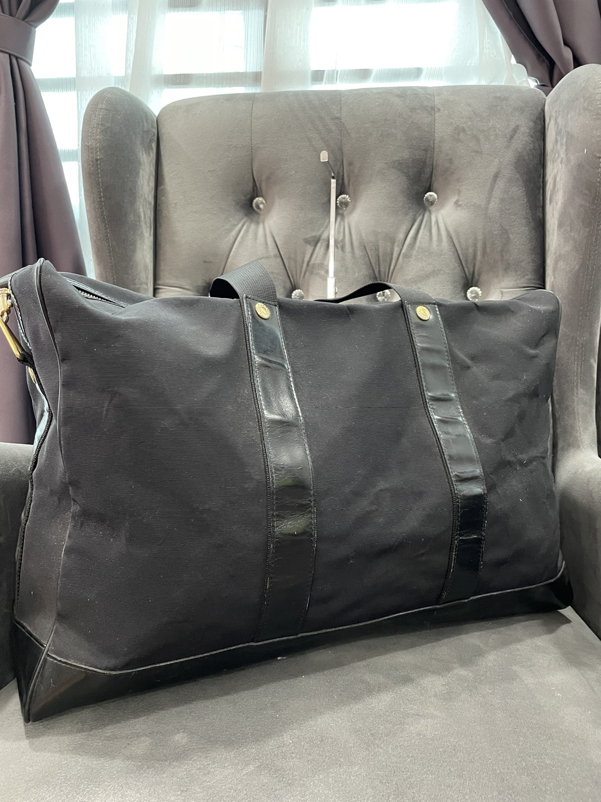 Authentic Moschino Duffle Travel 60 Bag - 9
