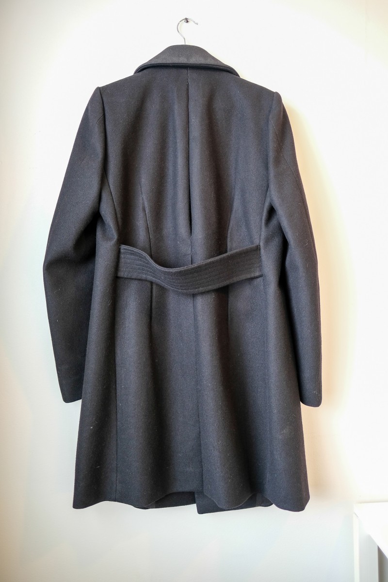 Wool Military Coat (Size M) - 2