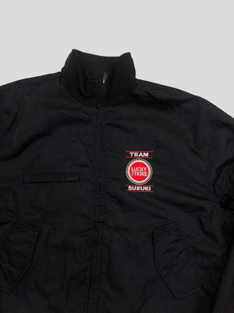 Other Designers Vintage 90s Reversible Suzuki Team Lucky Strike