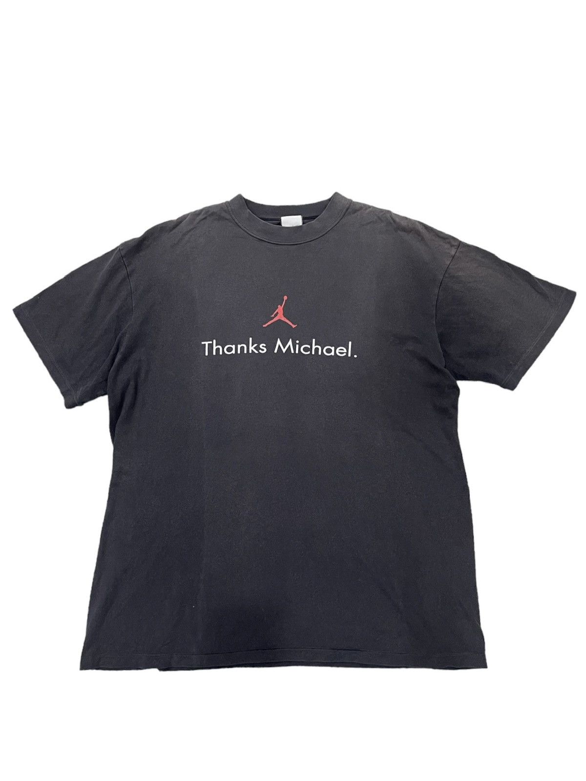 Vintage 90s Nike Thanks Micheal MVP Jordan T-Shirt - 1