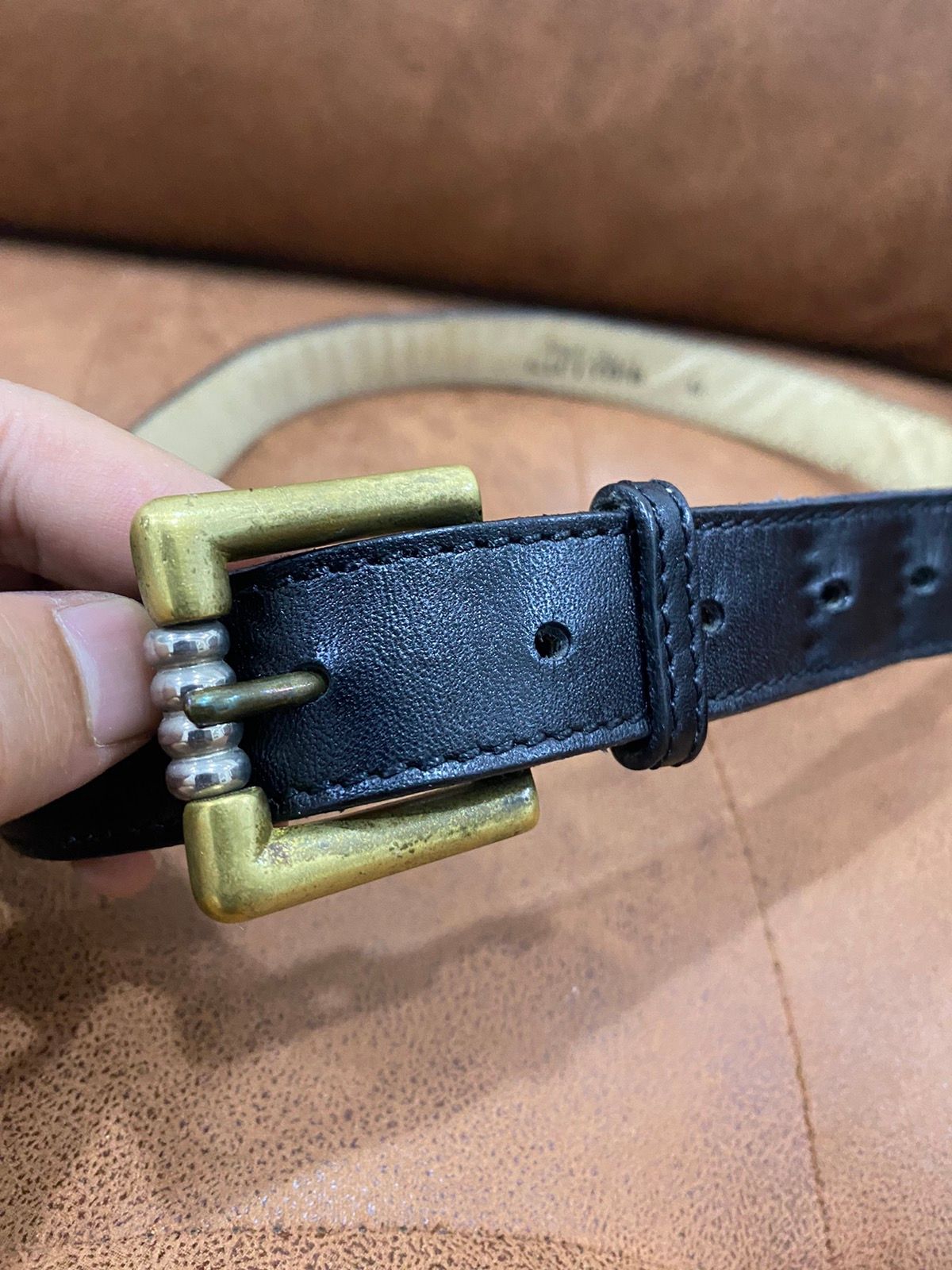 Jean Paul Gaultier Black Leather Belt - 2