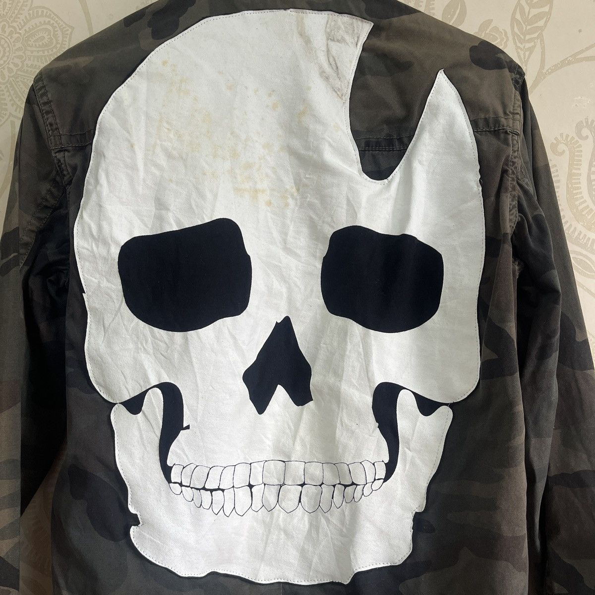 Vintage Matsuda Dovetail Skull Camouflage Harajuku Jacket - 12