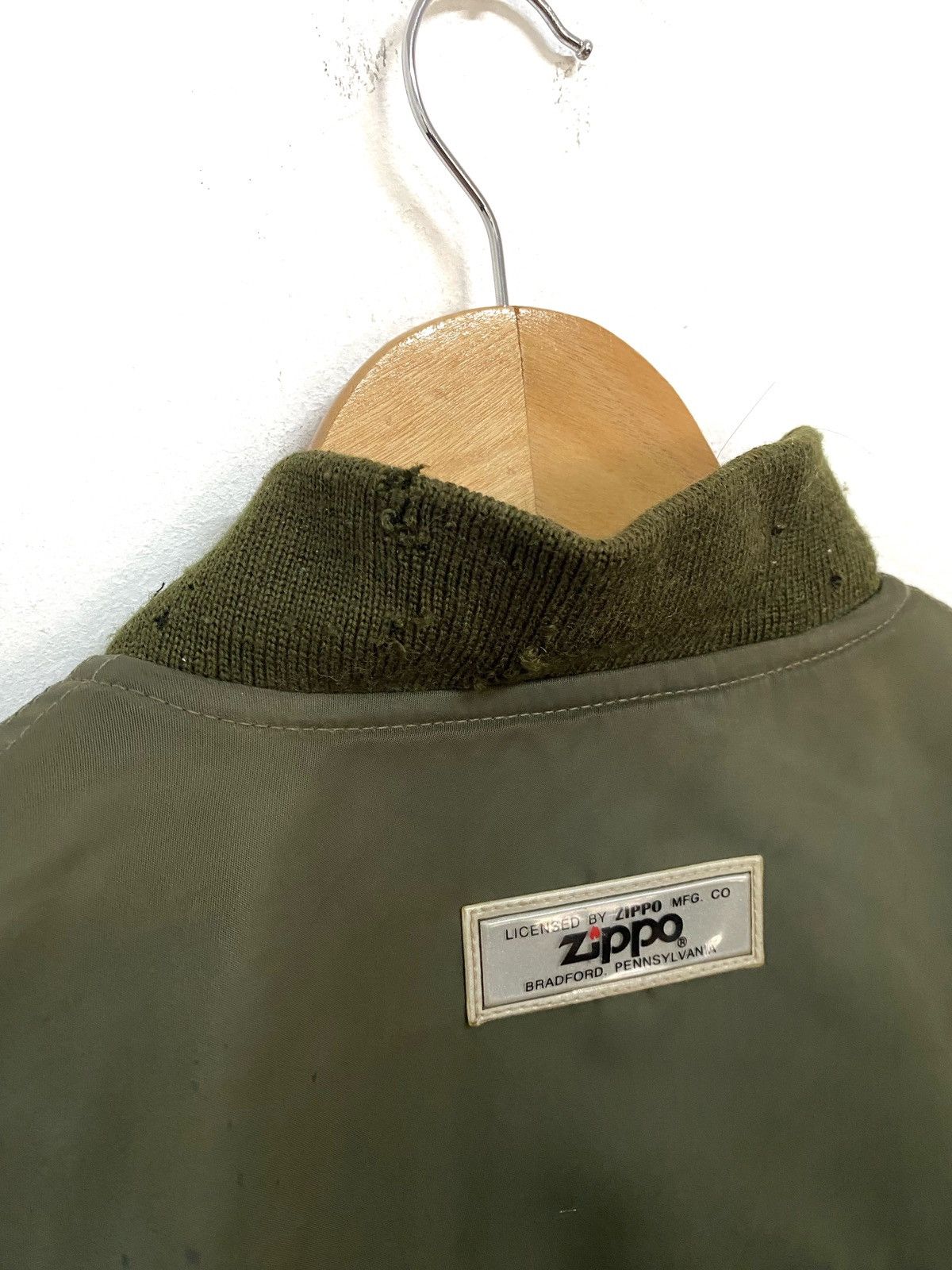 Vintage Zippo Bomber Flight Jacket - 8