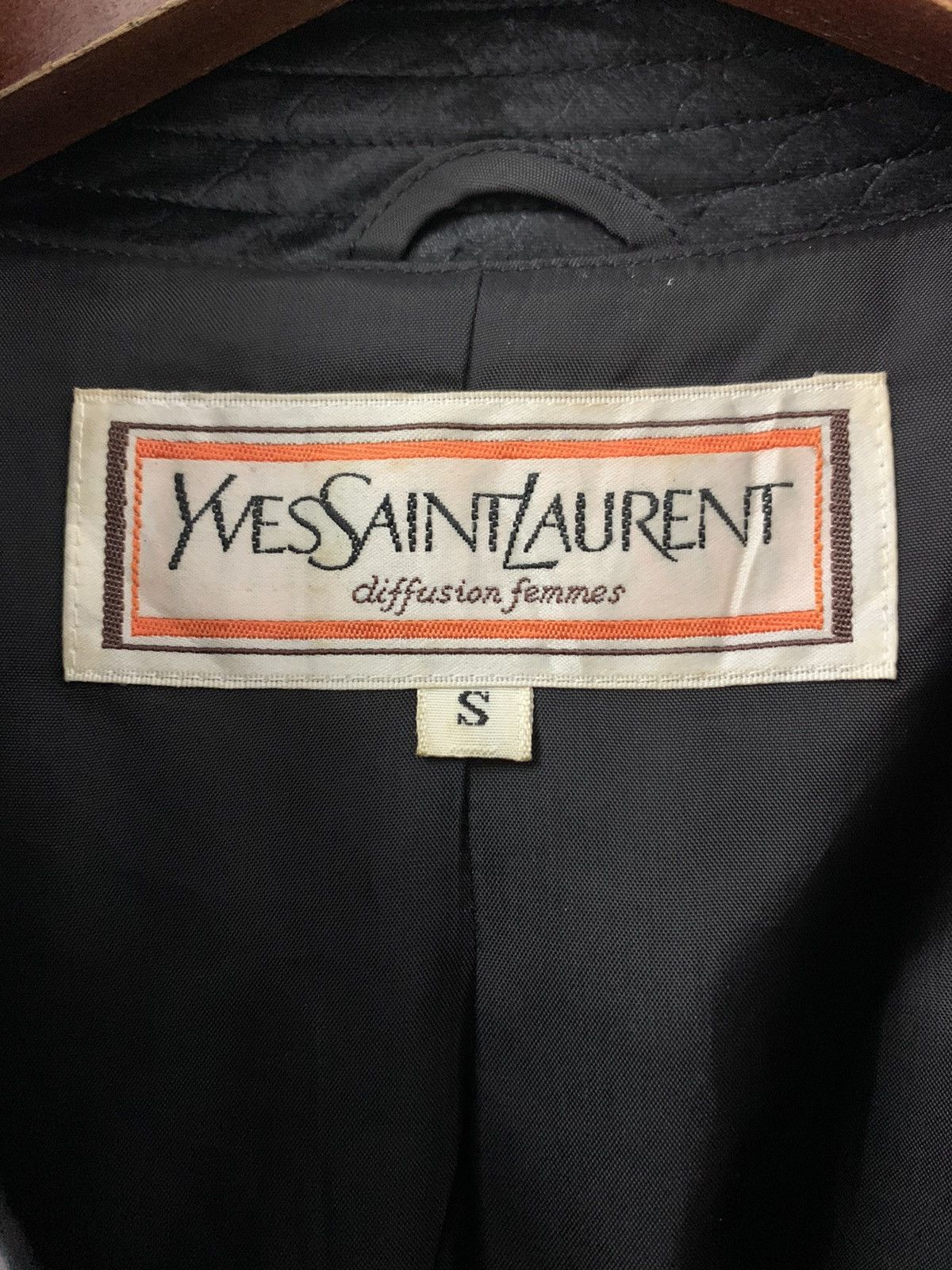 Vintage YVES SAINT LAURENT Diffusion Femmes Trench Coat - 18