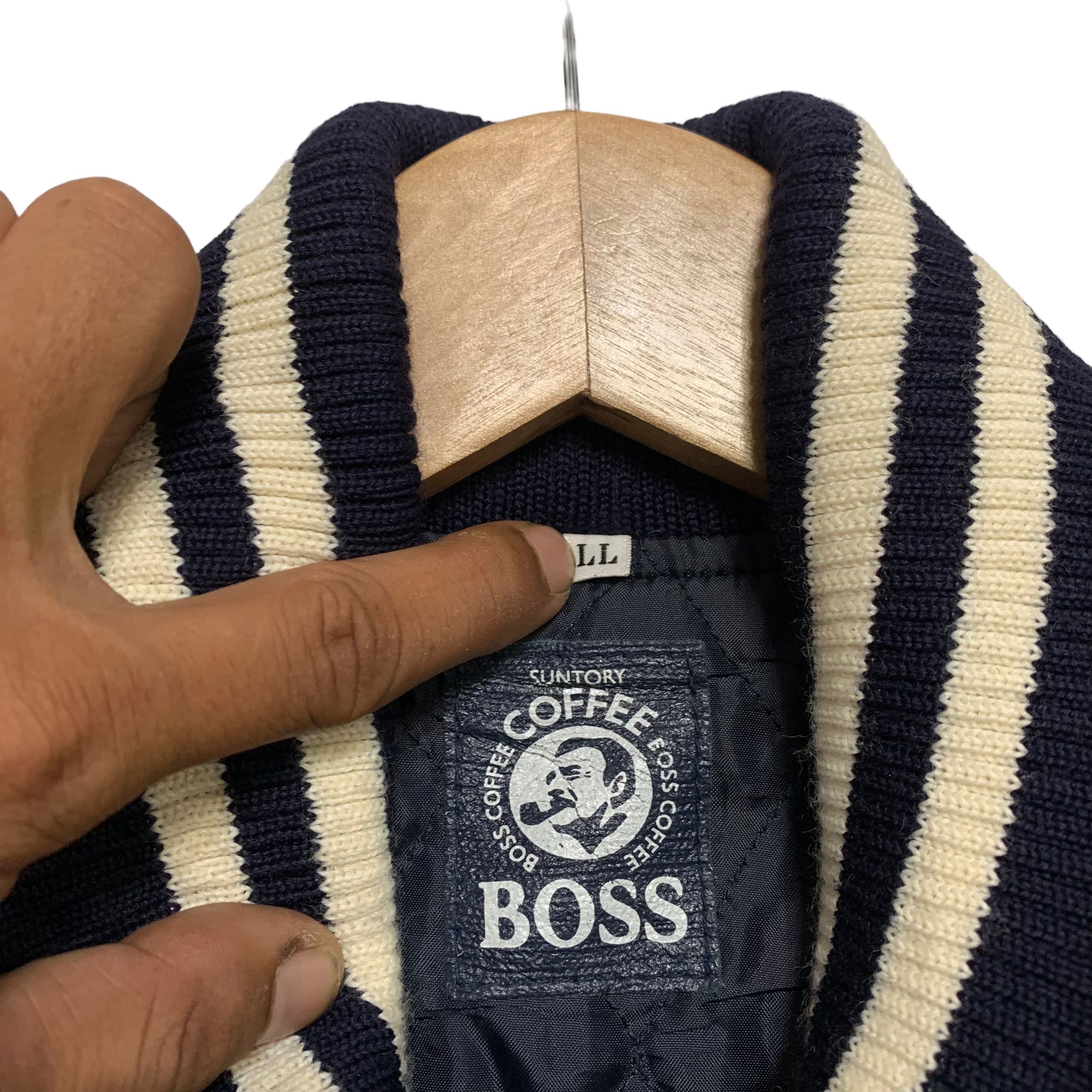 Vintage Suntory Boss Coffee Varsity Jacket - 10