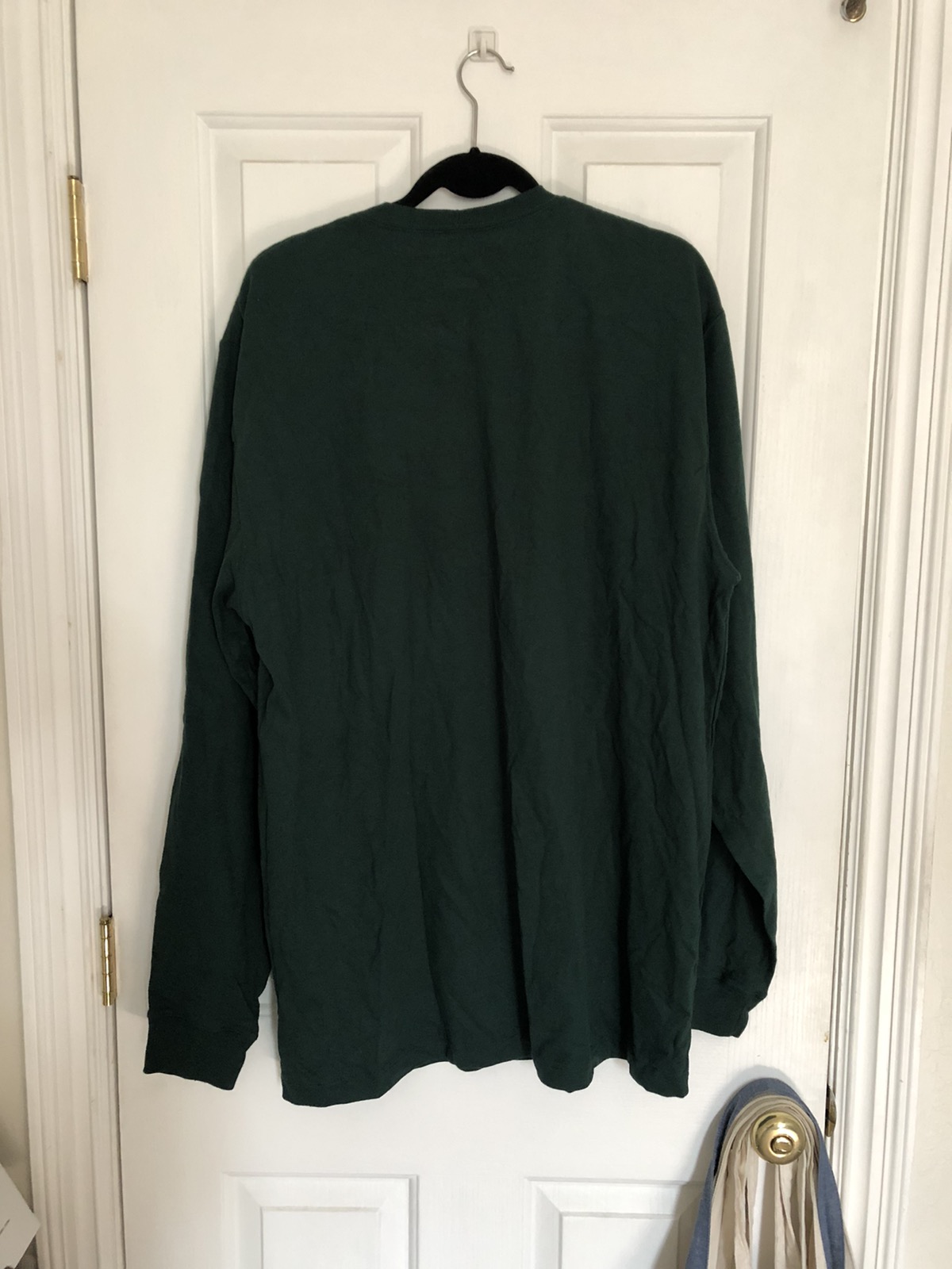 Large Tall Forest Green Pocket Tee - 3