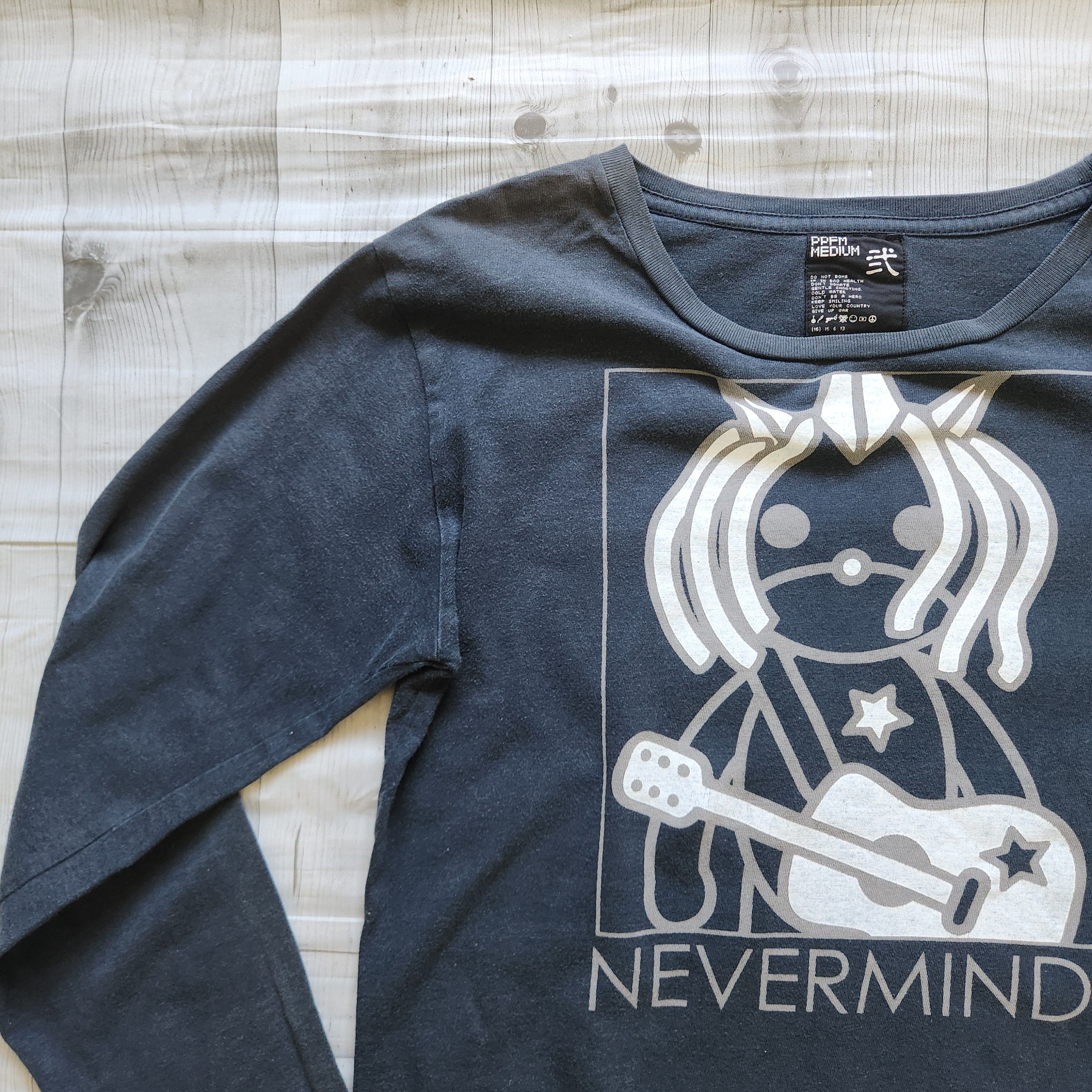 Nirvana - Vintage Kurt Cobain X PPFM Nevermind Long Sleeves - 8