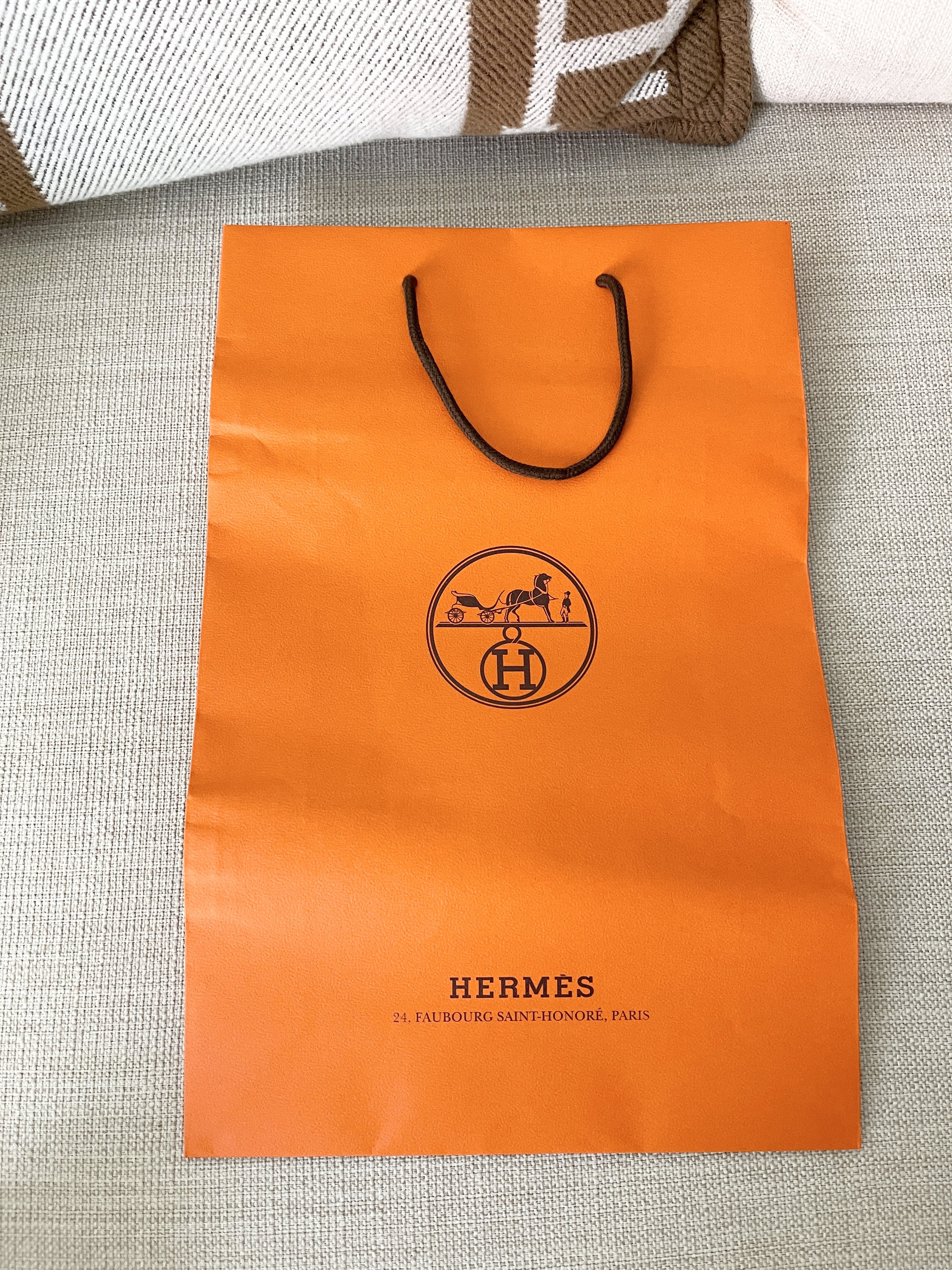 *FINAL* Hermes Hermès Medium Shopping Gift Paper Bag - 4