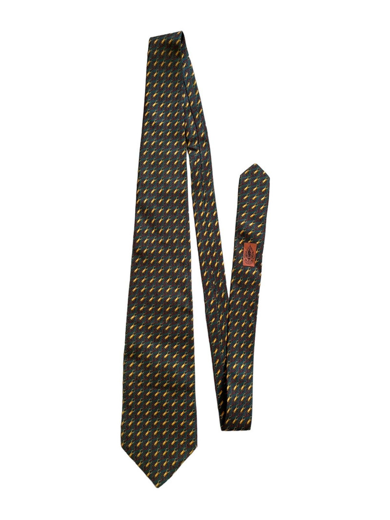 Gucci Abstract Design Silk Necktie - 1