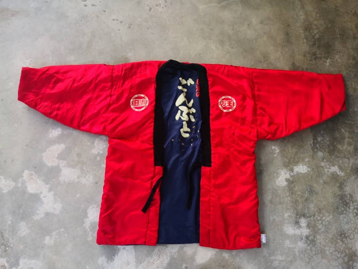 Japanese Traditional - 2 in 1 Reversible Japanese Kimono Hanten - 2