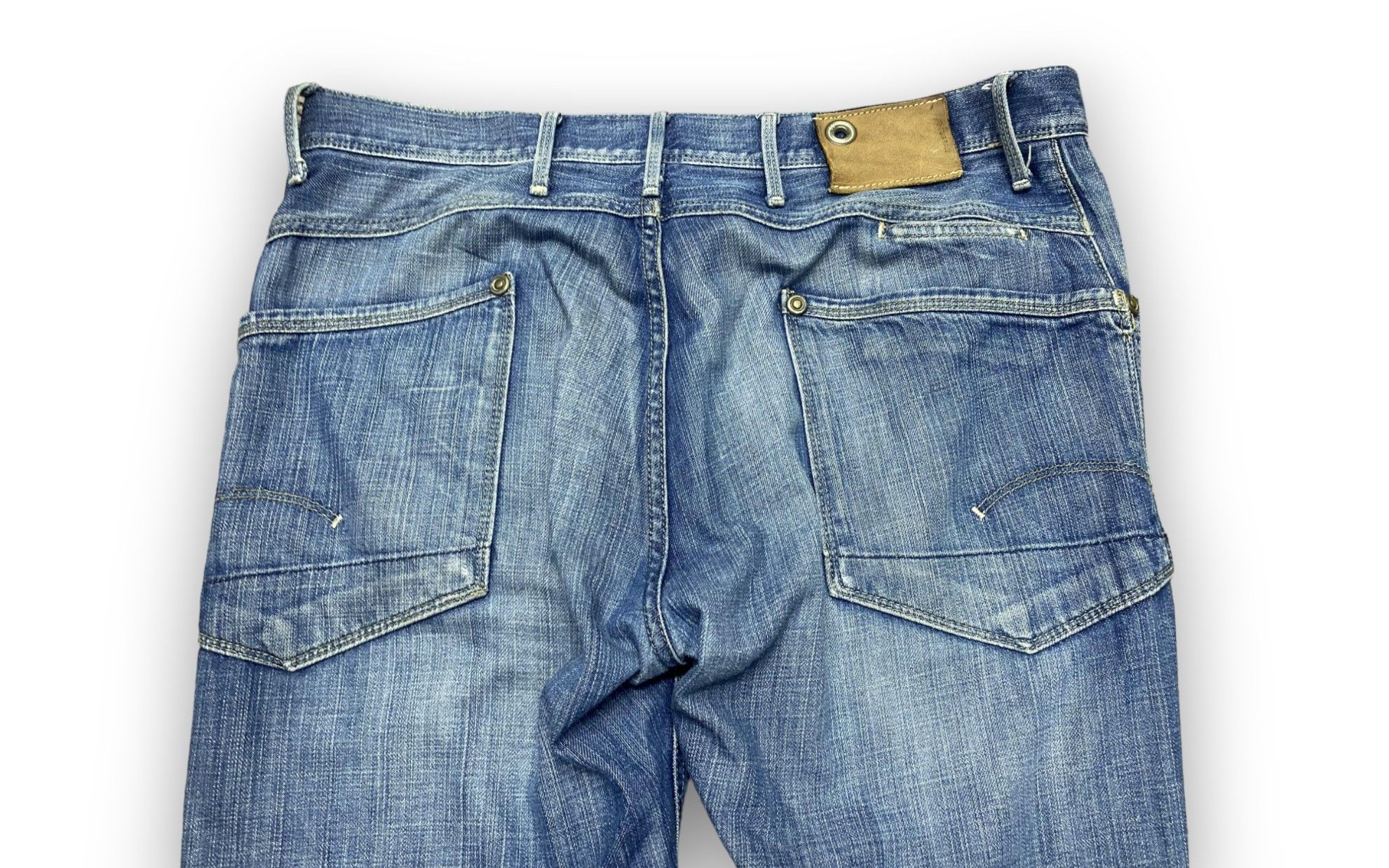 Vintage - G-Star Raw Jeans Blue Denim 32 Streetwear Y2K - 10
