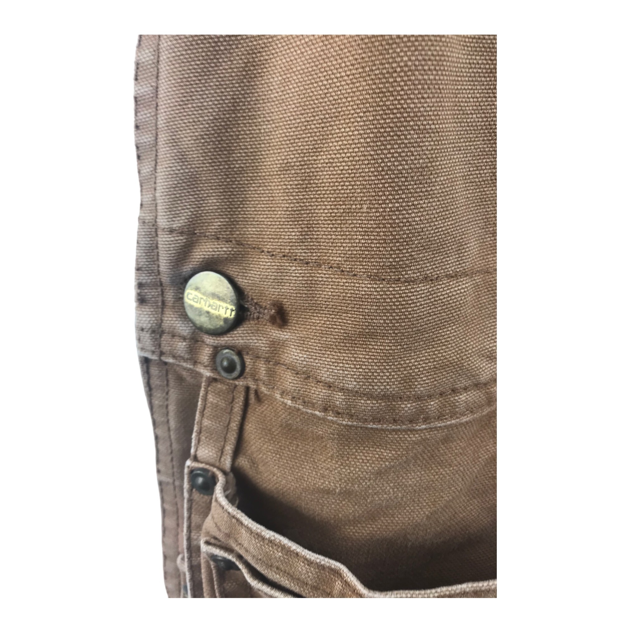 Vintage Carhartt Carpenterbib Overall Jacket - 5