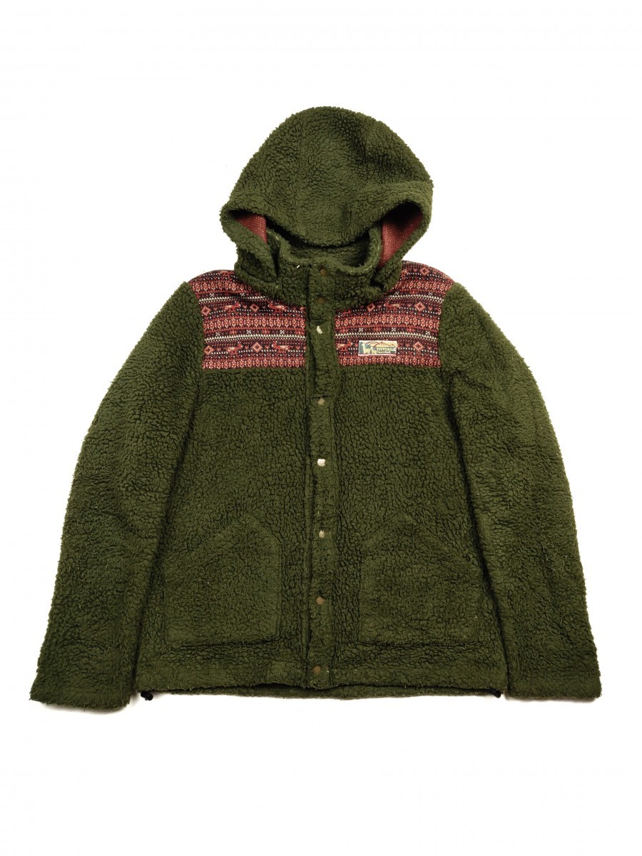 Japanese Brand - Titicaca Japan Sherpa Fleece Zipper Hoodie Jacket - 1