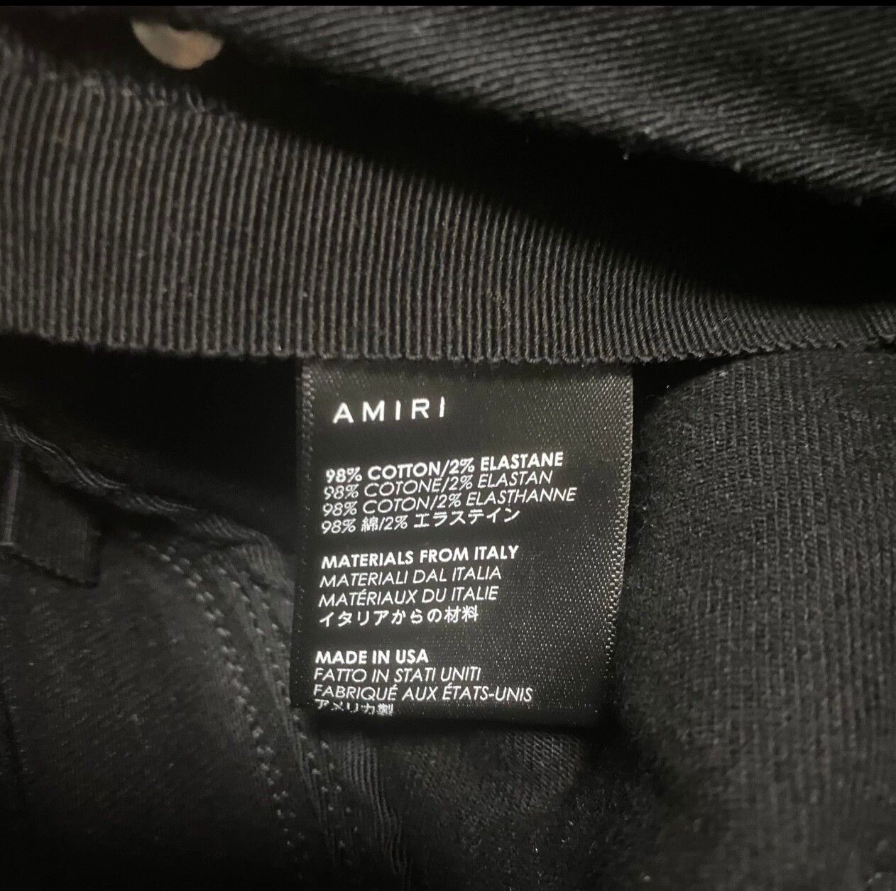 Amiri zebra distressed jeans - 4