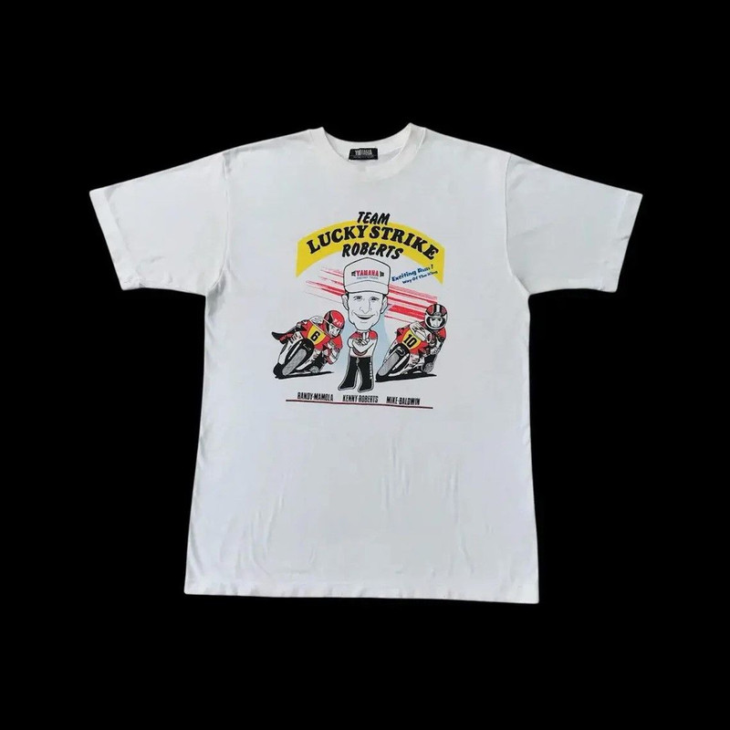 Vintage 90s Kenny Roberts Yamaha Team Lucky Strike Racing - 1
