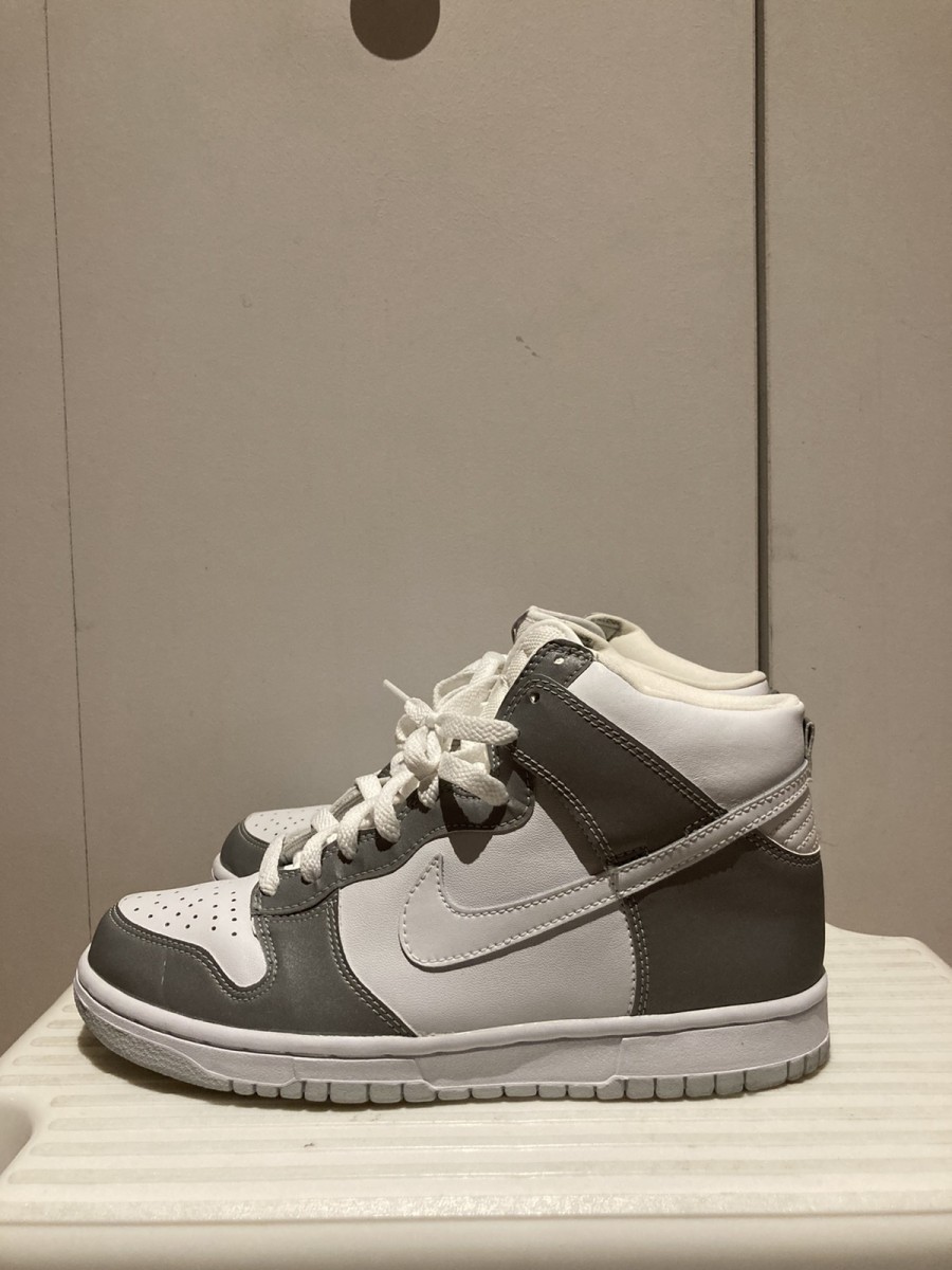 FINAL DROP Dunk 3M High White | Metallic Silver - 2