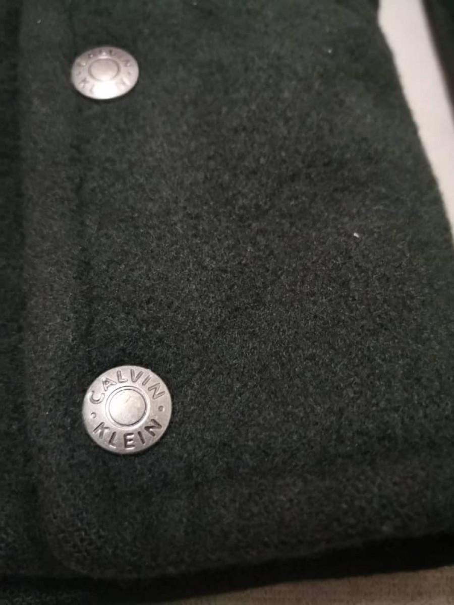 Calvin Klein - Vintage Calvin Klien Wool Zip Up Jacket - 4