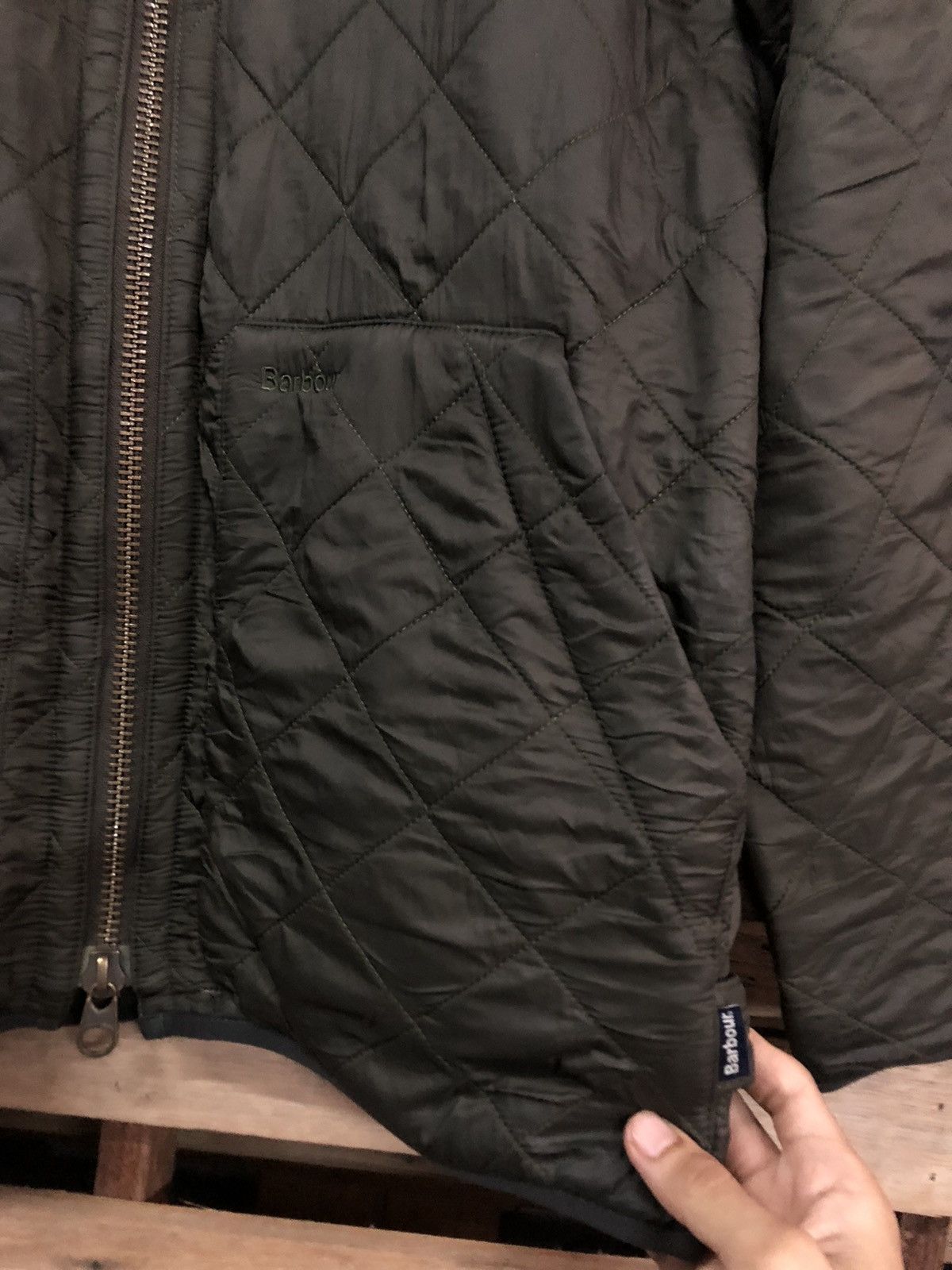 Barbour Lined Quilted Down Jacket - 5