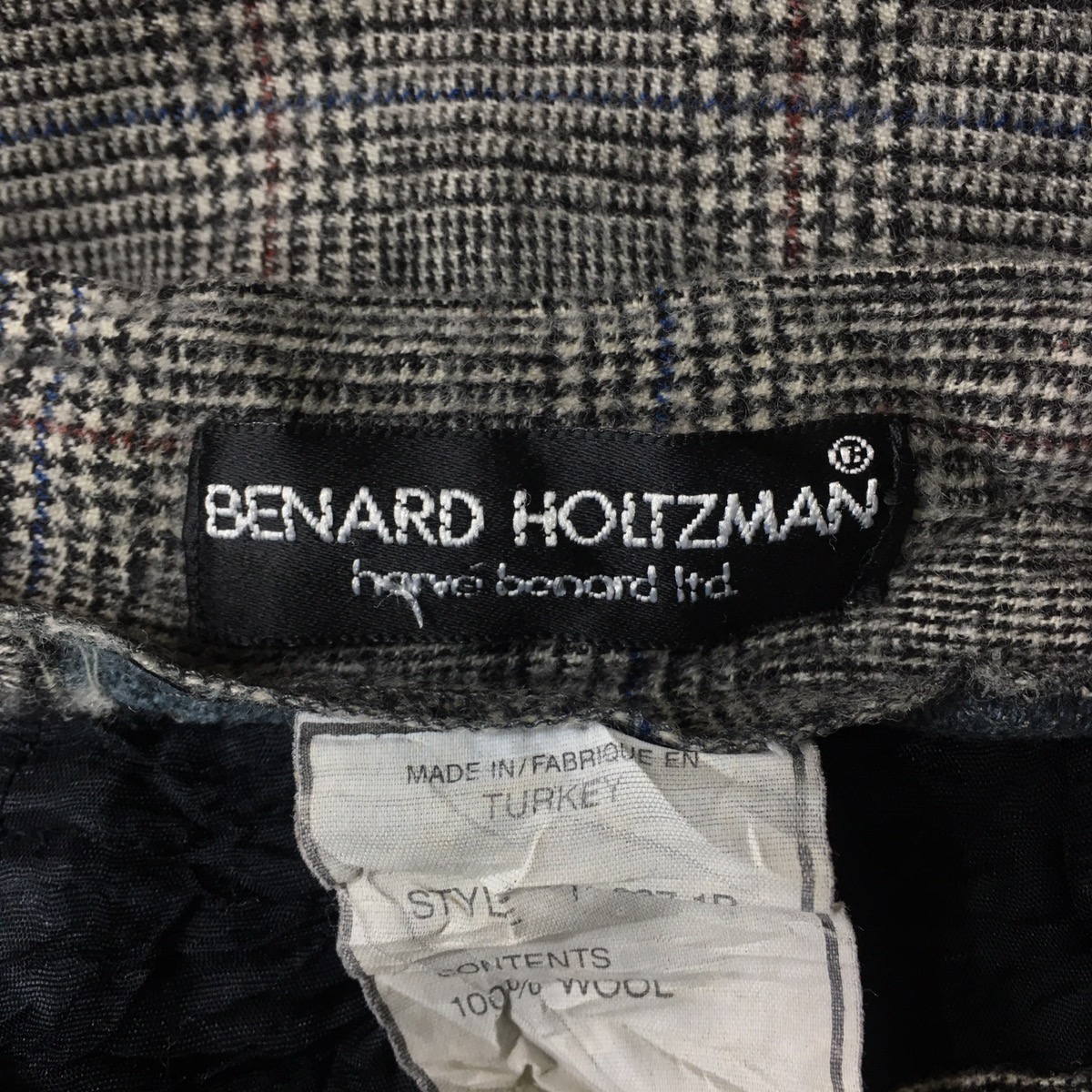 Vintage - Vtg 90’ BENARD HOLTZMAN HARVE Gray Casual Pant Trouser Slack - 5