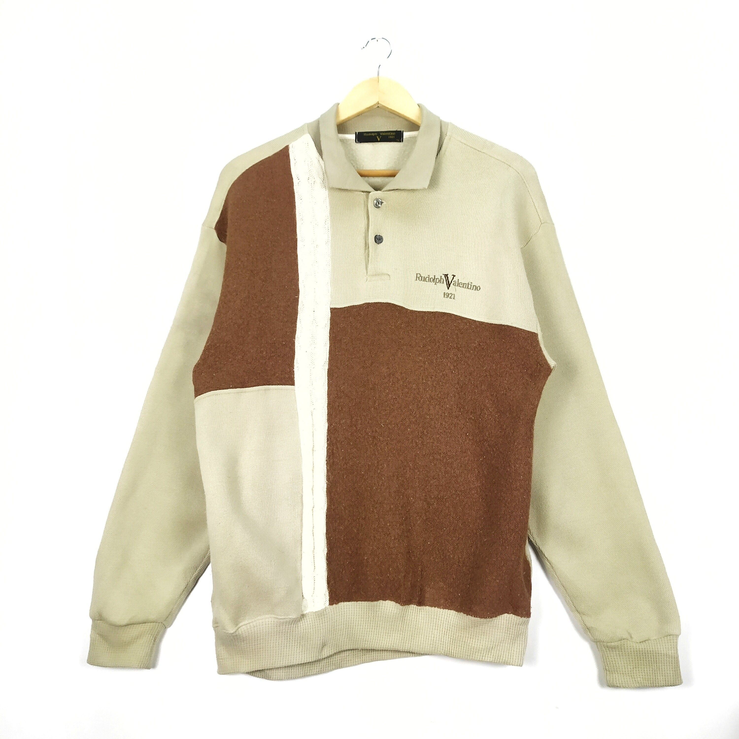 Vintage Rudolph Valentino Abstract Design Sweatshirt - 1