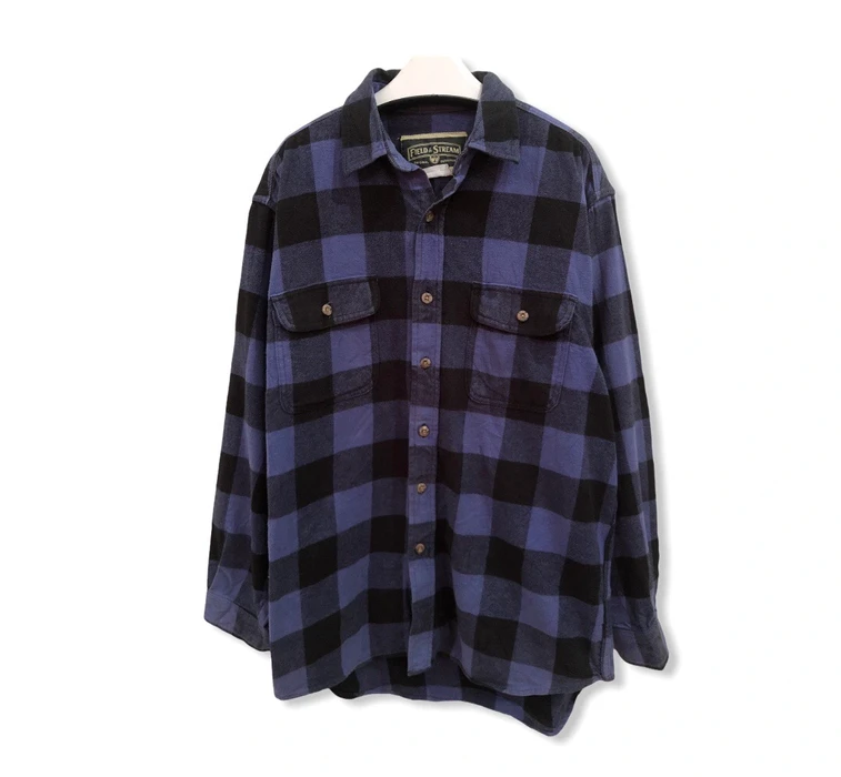 Field And Stream - Field and Stream Plaid Tartan Flannel Shirt 👕 - 1