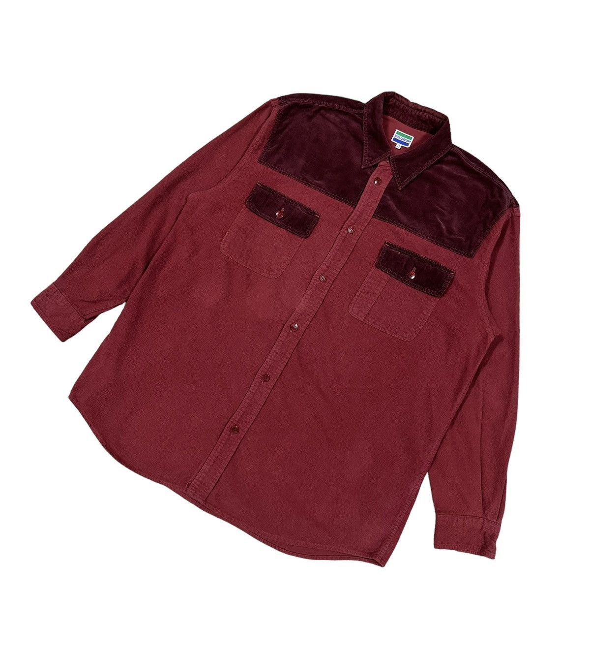 Vtg🔥Nigel Carbourn Corduroy Blend L/S Button Ups Shirt - 10