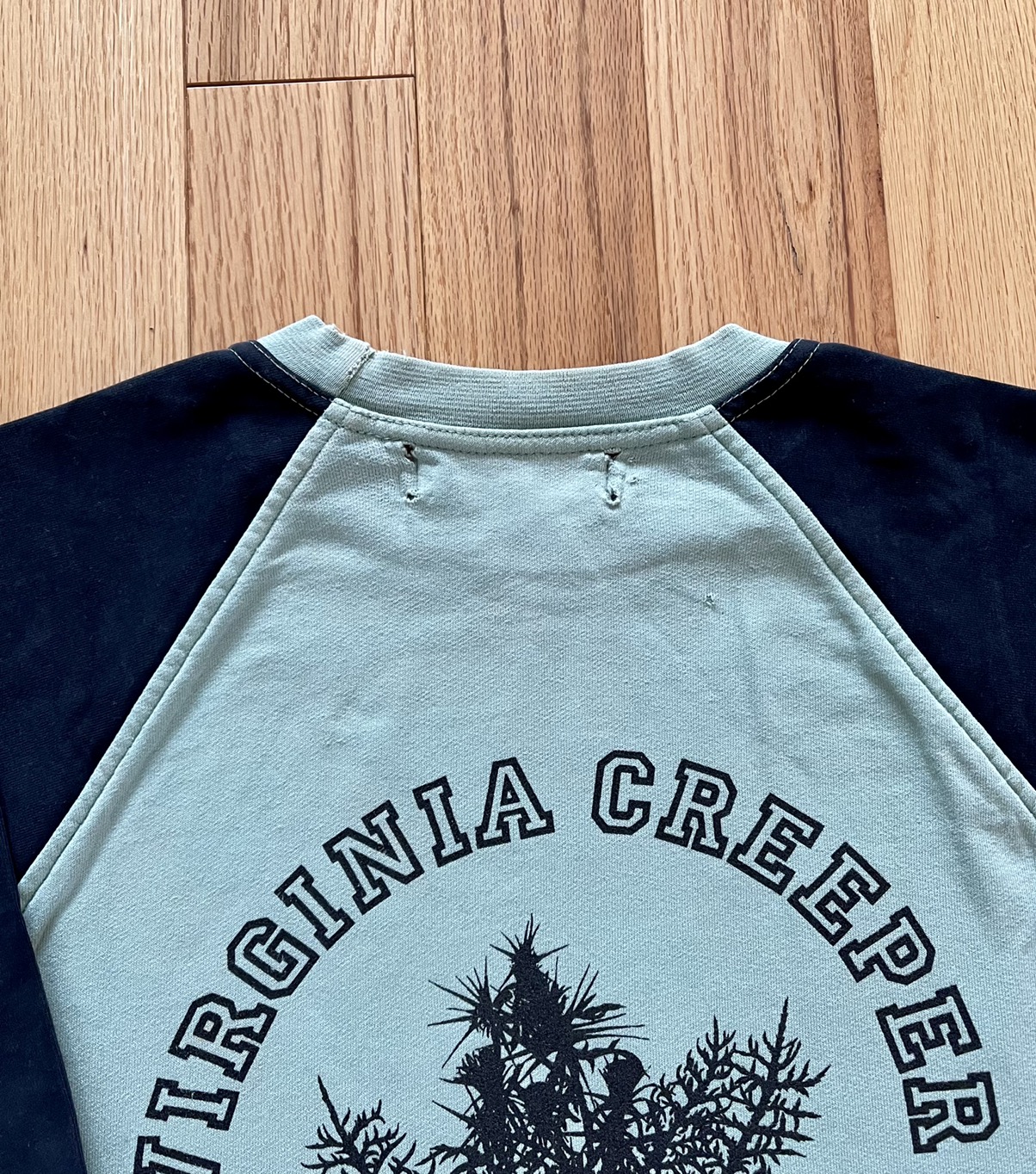 AW2002 Raf Simons Virginia Creeper Short Sleeve Sweatshirt