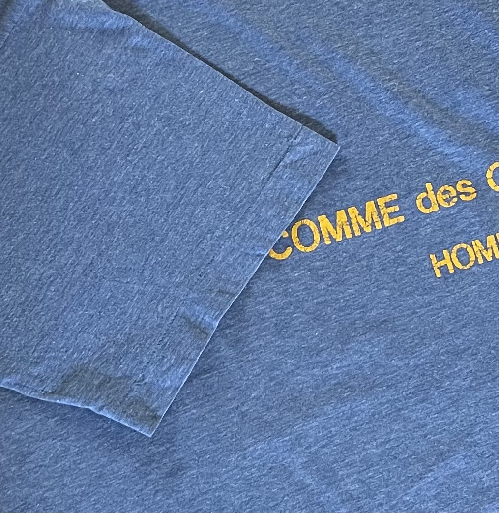 SS1992 Comme Des Garçons Homme Hand Painted Logo T-Shirt - 3