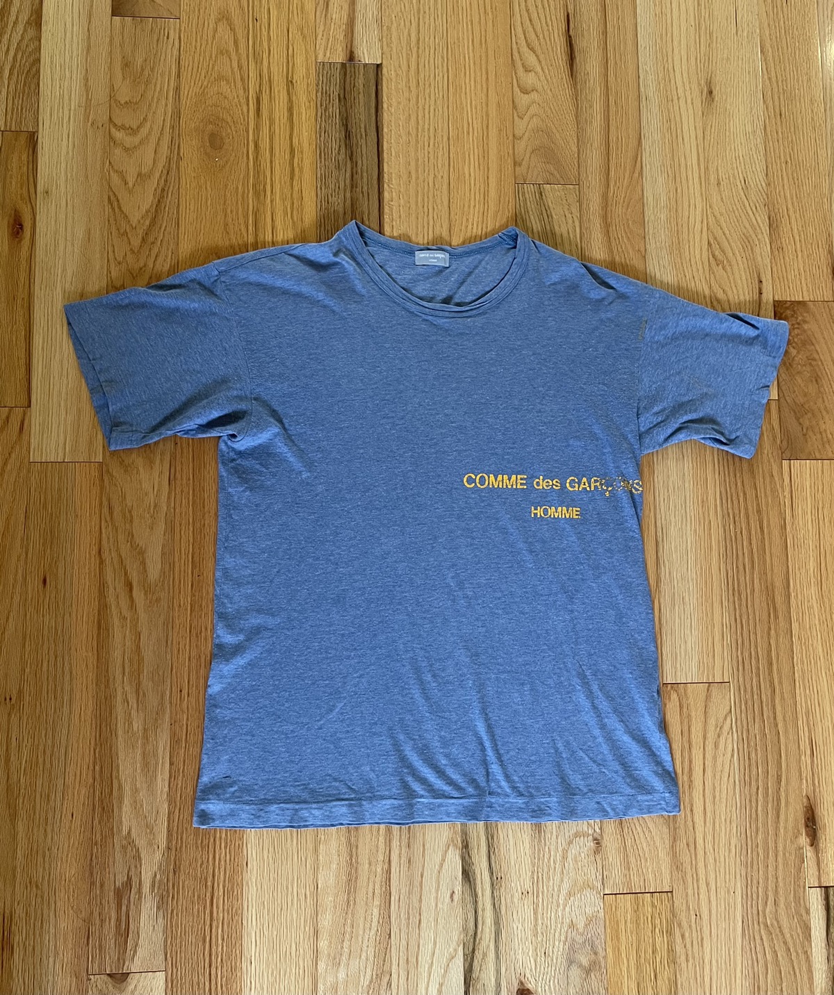 SS1992 Comme Des Garçons Homme Hand Painted Logo T-Shirt - 1