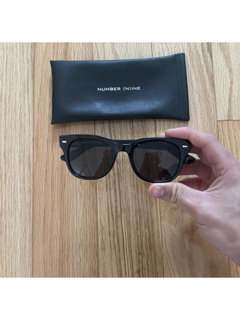 NUMBER (N)INE Number (N)ine Black Wayfarer Sunglasses