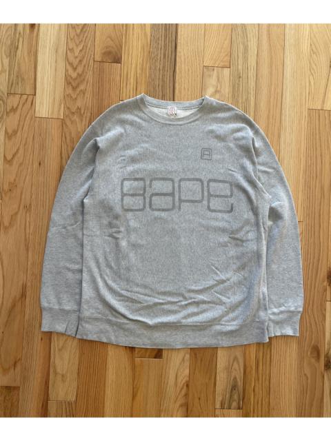 A BATHING APE® Bape Digital Font Logo Graphic Sweatshirt