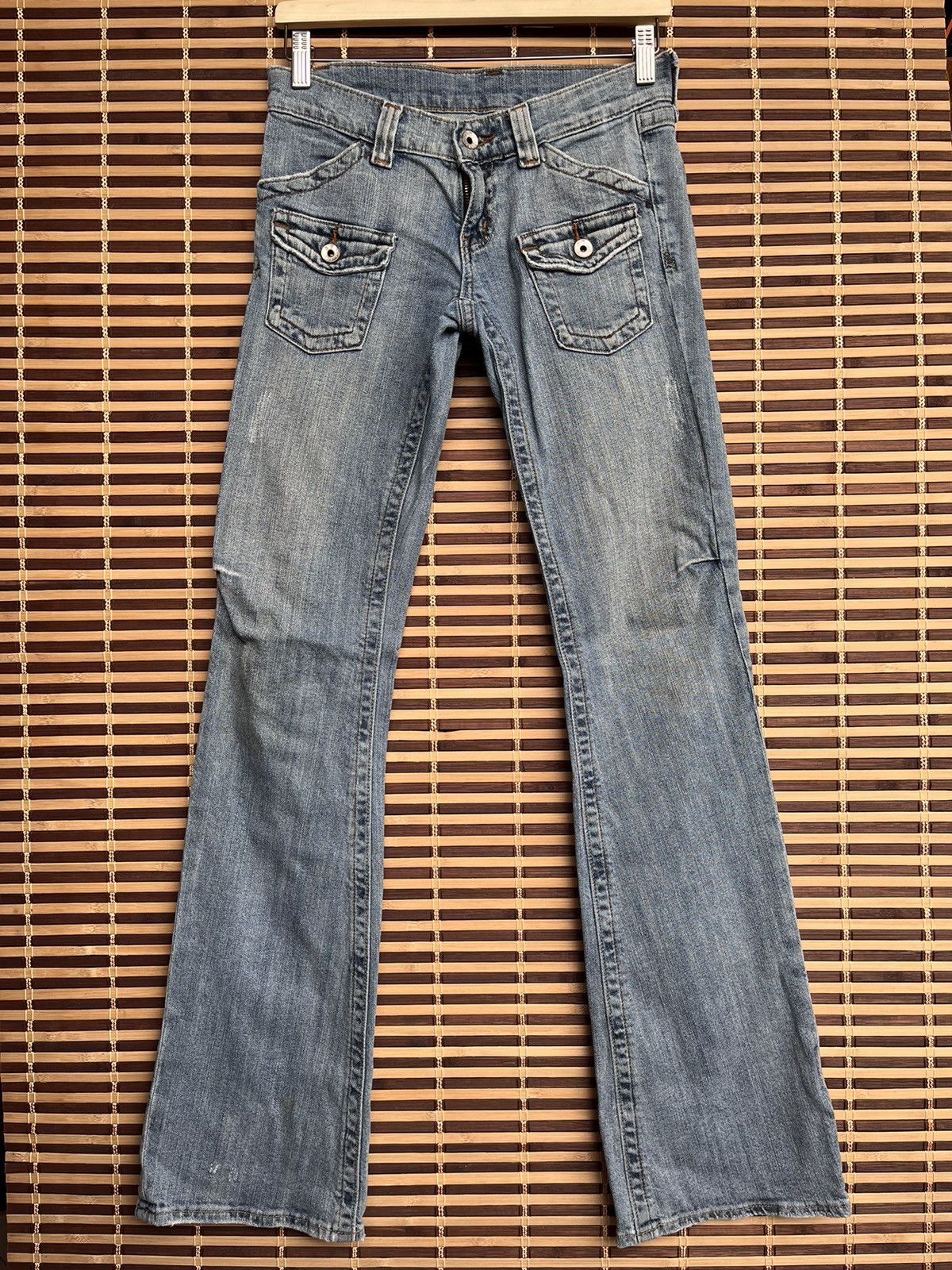 Japanese Brand - Avant Garde Designer Pockets Denim SK Jeans Bush Pants - 19