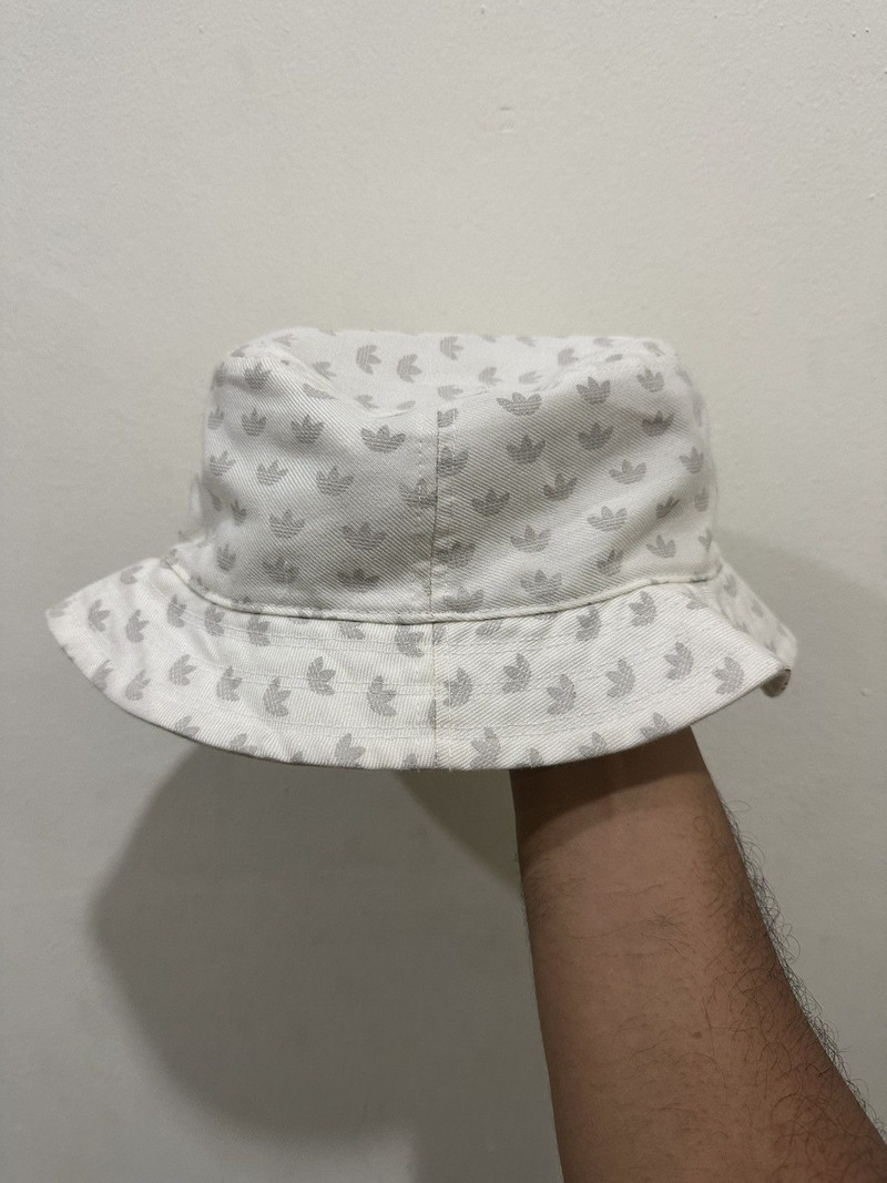 2 in 1 Adidas Trefoil Monogram Bucket Hat - 1