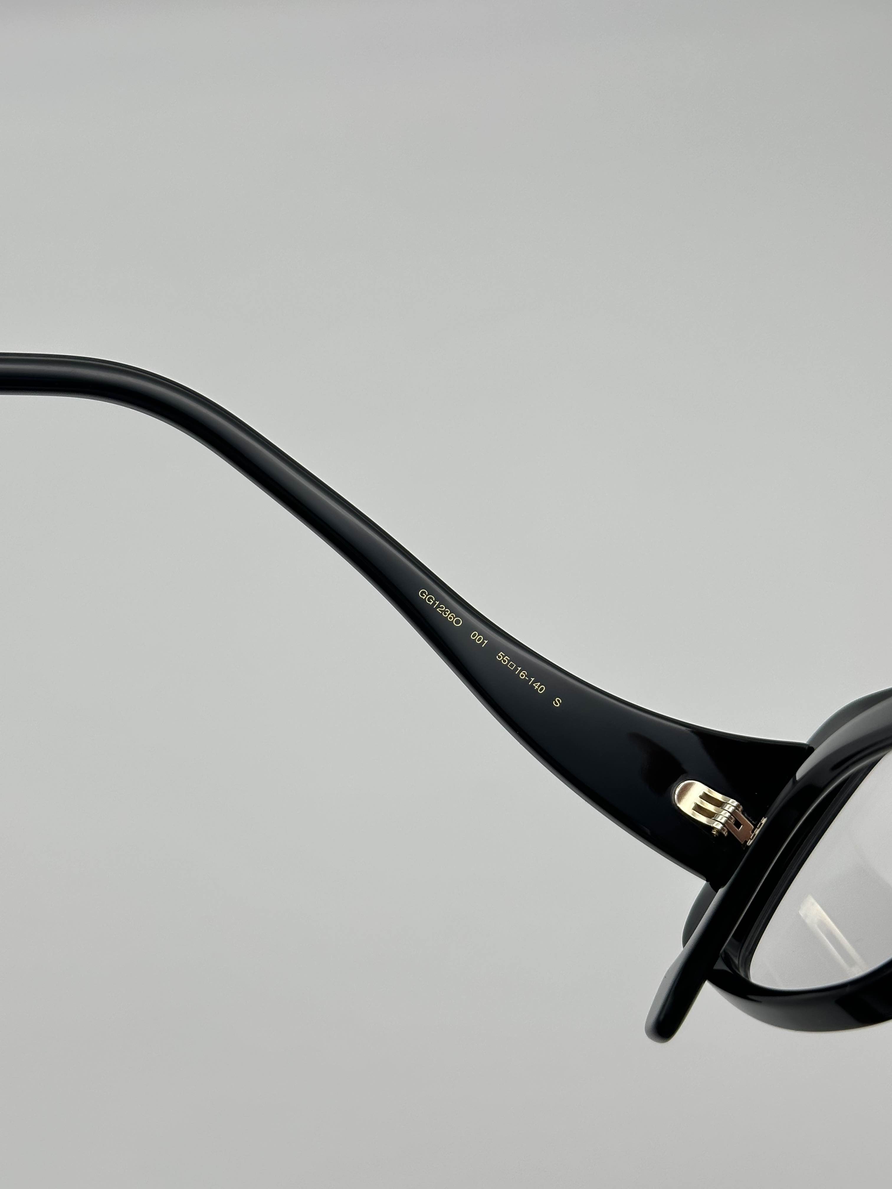 BRAND NEW GUCCI GG1236O 001 Black Women Eyeglasses - 2