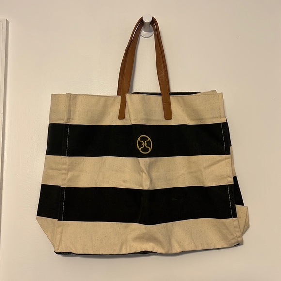 Cabana Striped Canvas Tote - 2