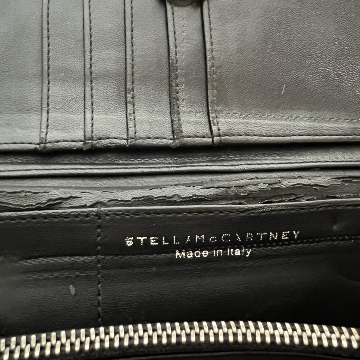 Vintage - Vintage Stella McCartney Chain Falabella Leather Long Wallet - 5