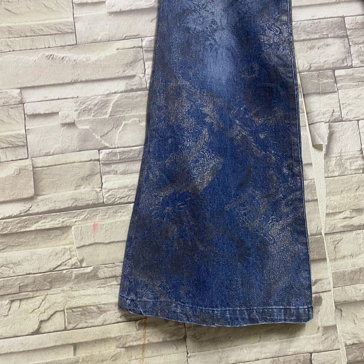 Japanese Brand - Tornado Mart Denim Flare Jeans Painted - 9