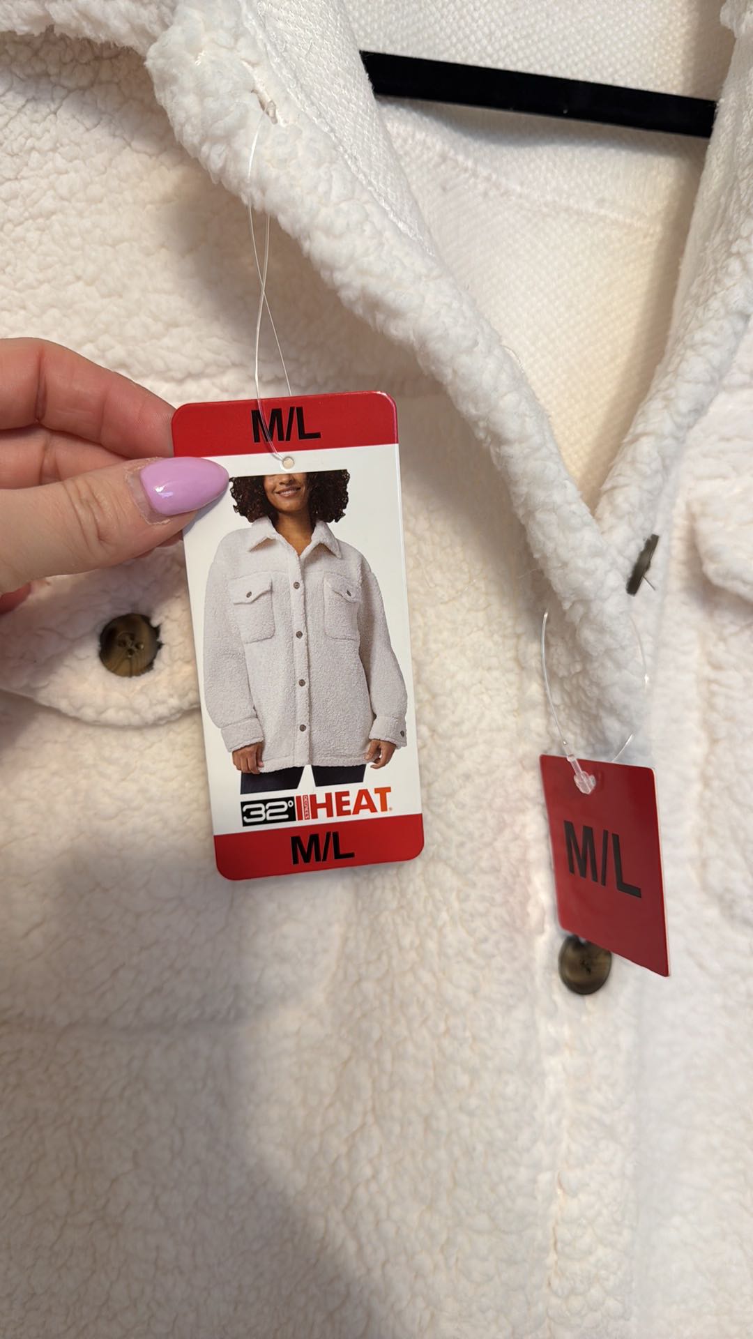 Other Designers Costco 32 Degrees Ladies' Cozy Sherpa Shacket