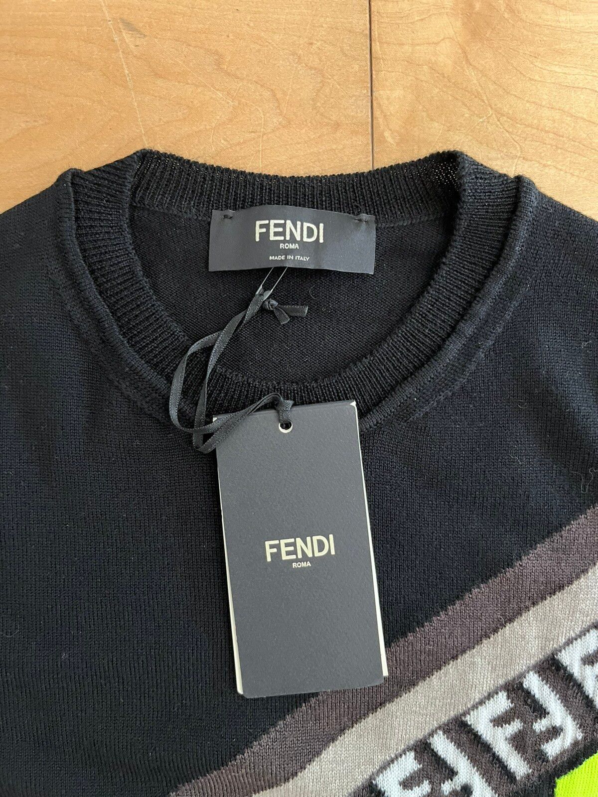NWT - Fendi Cashmere "Forever Fendi" Sweater - 4