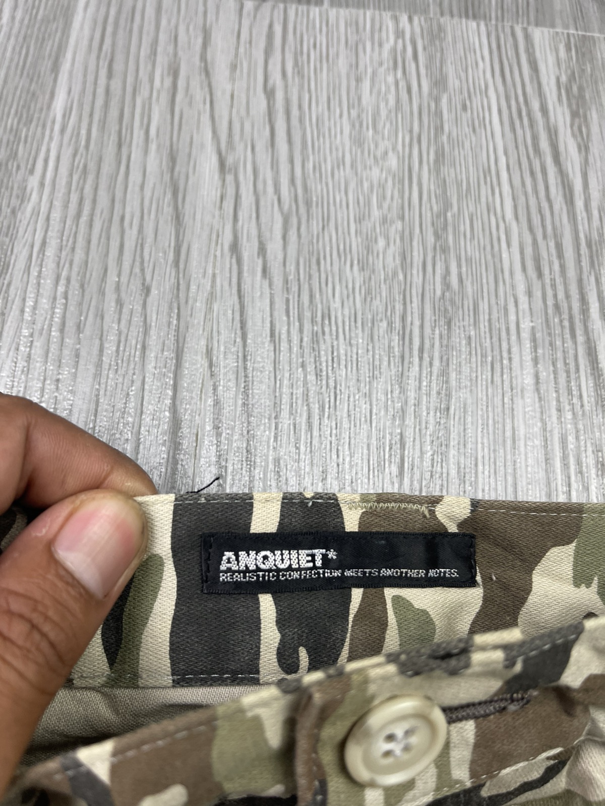 Japanese Brand - ANQUIET* Japan military camo utilities skirt - 5