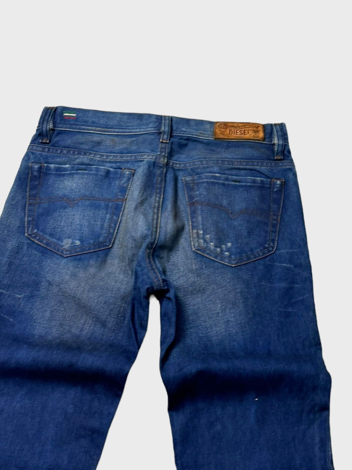 Diesel Jeans Distressed Mud Washed Denim Luxury - 9